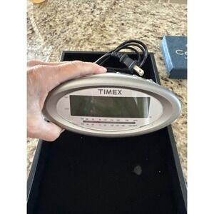 Timex T233G Alarm Clock Radio Nature Sounds Tested Retro Modern Vintage 4614